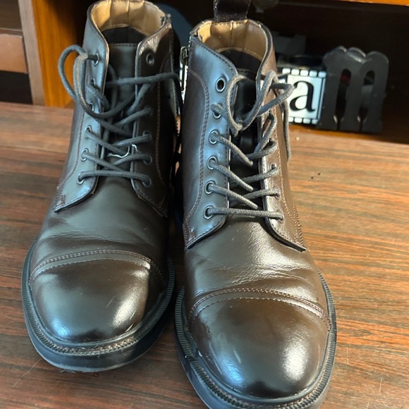 H&M Dark Brown Zip-up Ankle Boots - Picture 10 of 10